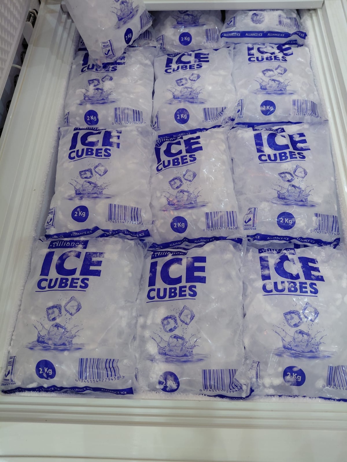 Bagged ice products