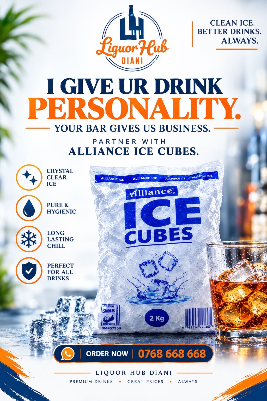 Alliance Ice Cubes product poster
