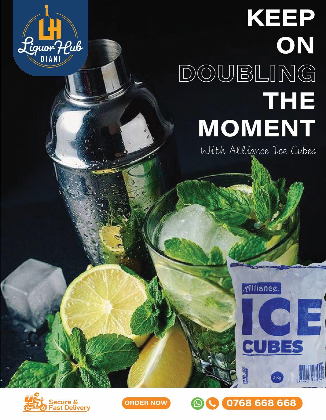 Alliance Ice Cubes cocktail campaign
