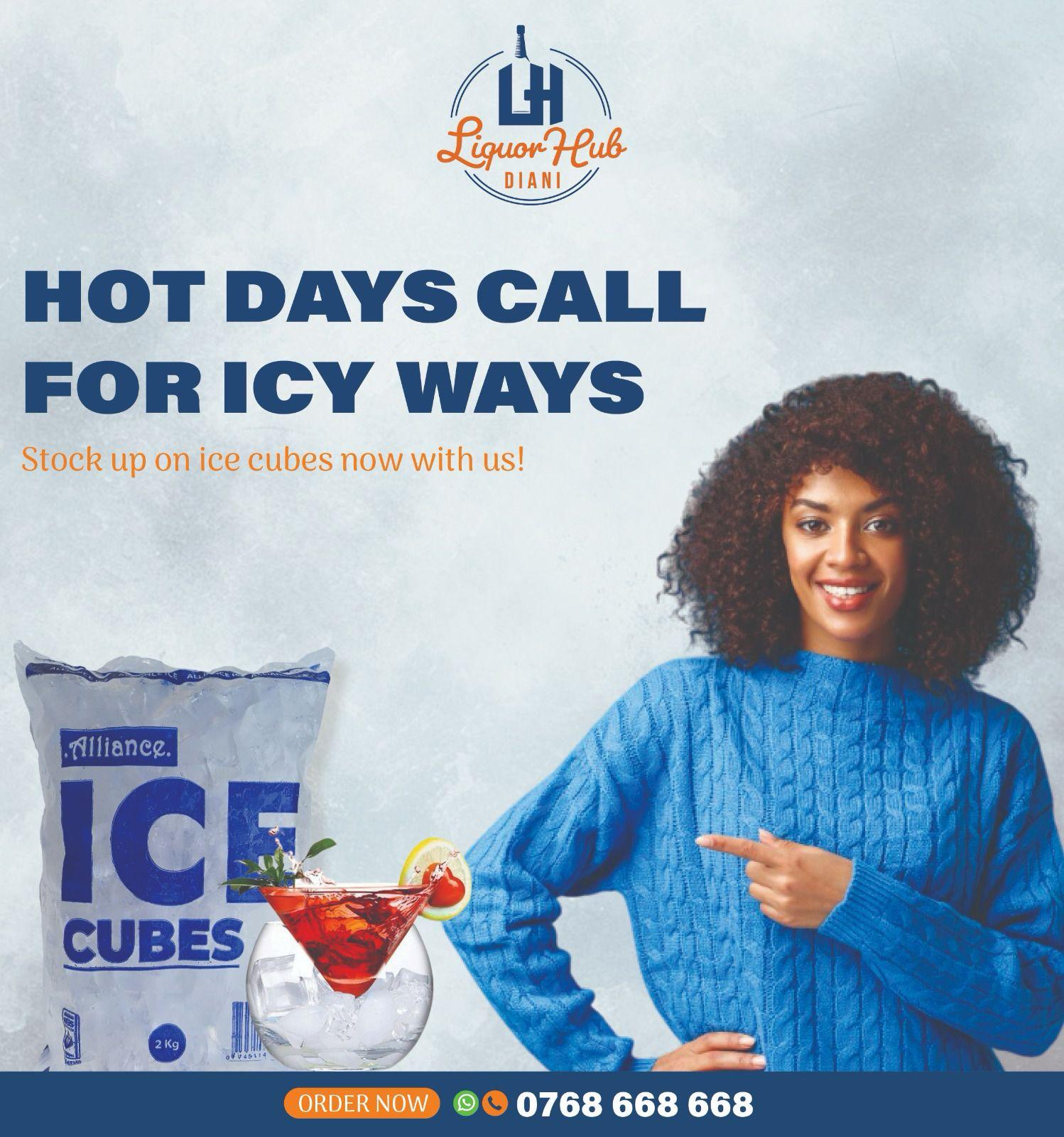 Alliance Ice Cubes premium drink campaign