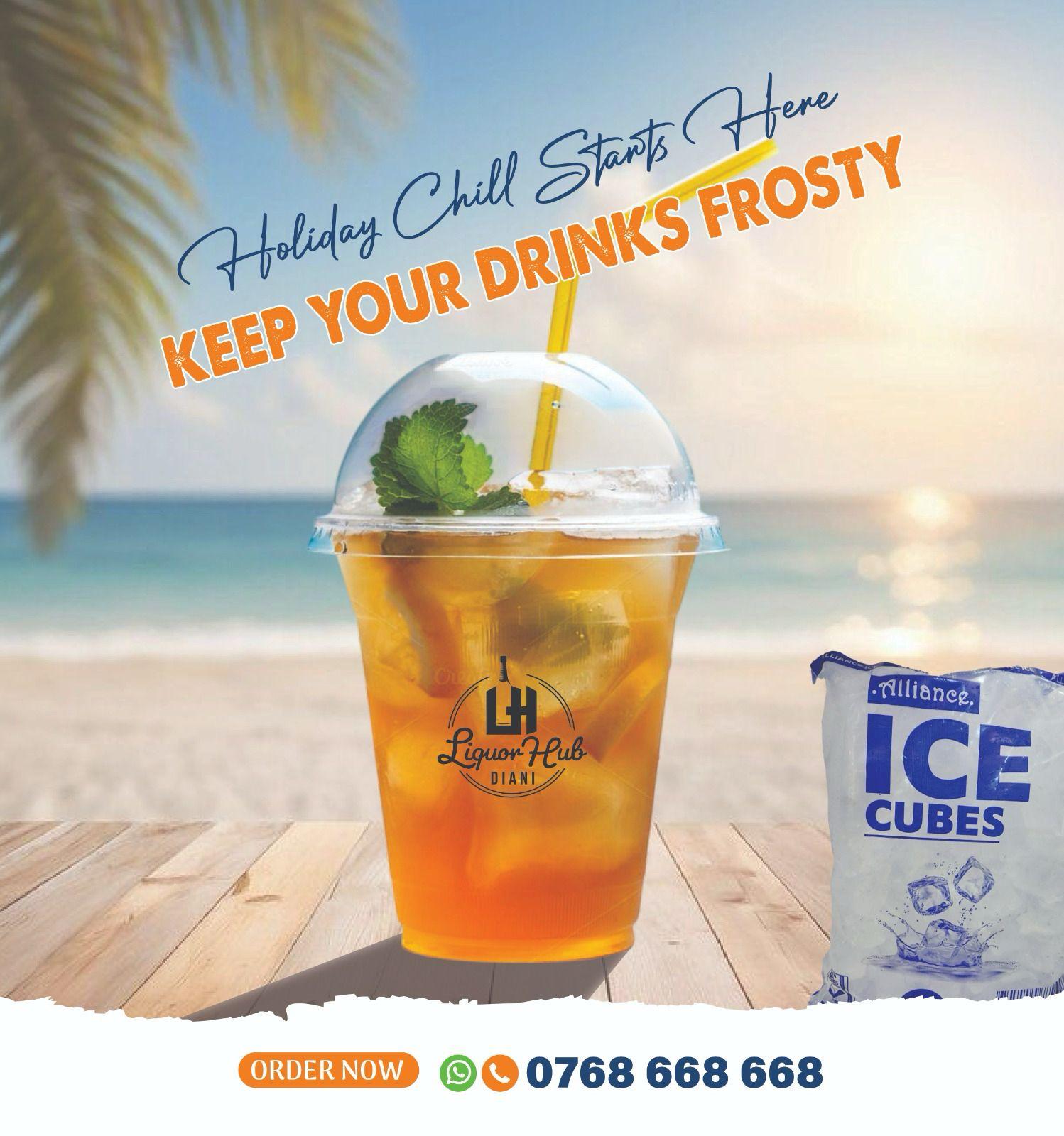 Alliance Ice Cubes chilled drinks campaign